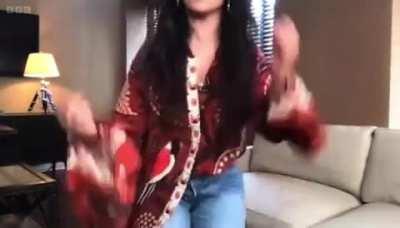 Nip Slip during Interview