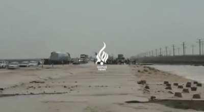 Footage of Taliban helicopter crash from yesterday