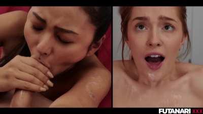 Sucking her Girlcock