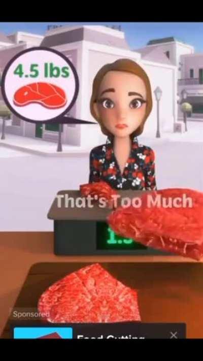 she needs 4 1/2 pounds