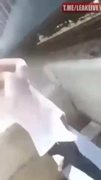 Indian TikToker trying to make a viral video walking next to a train