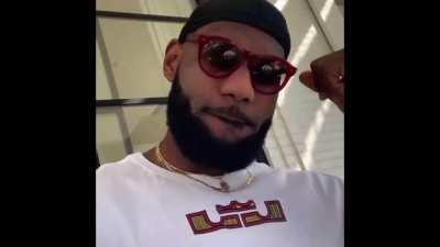 lebron now dat beef might be over