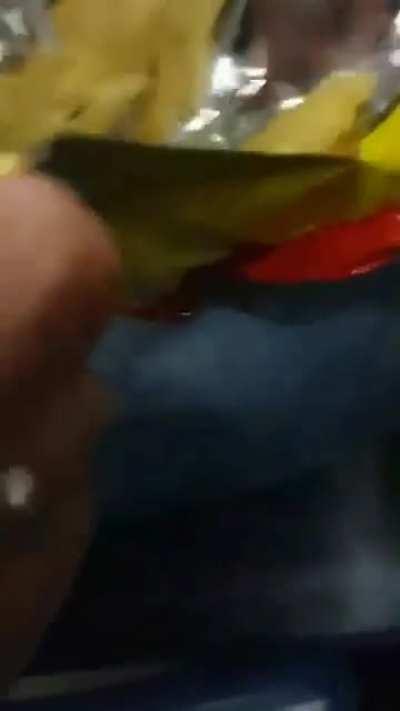 This free chips package on an AirSerbia flight