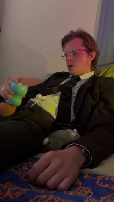 making myself cum after flirting with my work crush all day