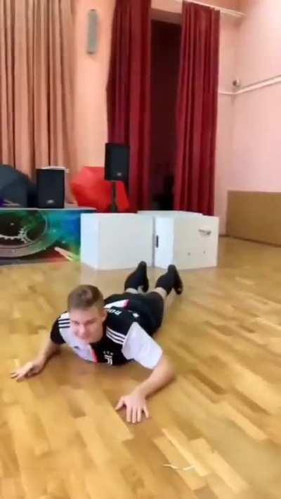 He thought he was Ronaldo but not