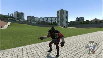 Today I saw a post of u/MrMaster444 where he was messing around with Demo's laughter, so i made a Gmod animation of it