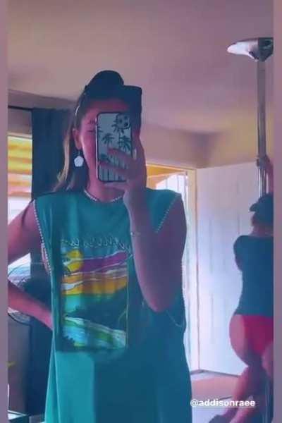 Dancing On a stripper pole