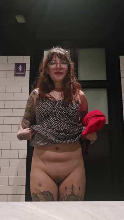 Flashing outside the stalls is not for the faint of heart