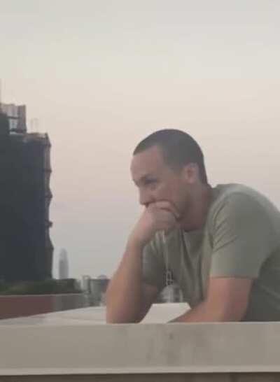 A rare chance to observe the mating ritual of the Homosapien