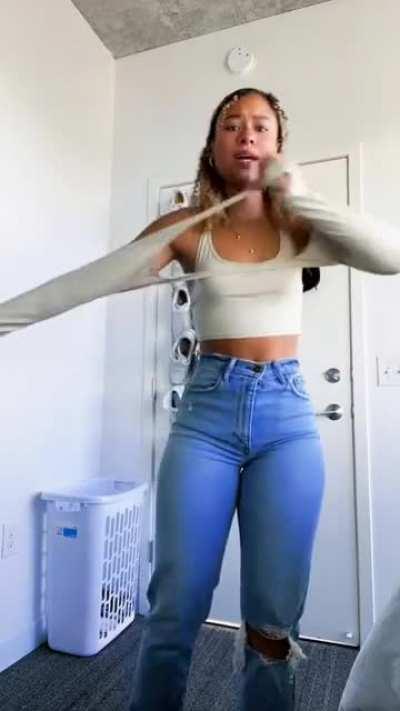 You can make anything look good when you built like this.