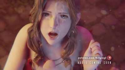 Aerith Handjob Facial (BulgingS) [Final Fantasy 7]