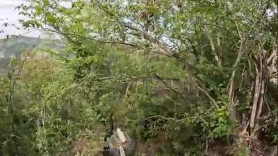 Azeri troops attacking Armenian positions in Nagorno-Karabakh. September 2023