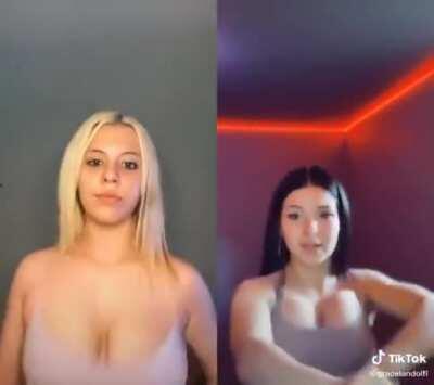 Busty bouncy duet