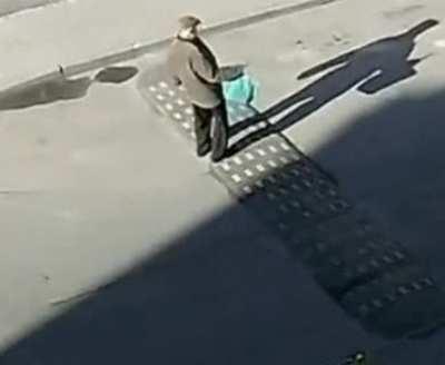 Speed bump 1. Drunk man