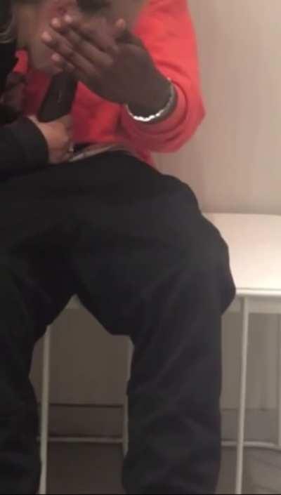 She visits me at work