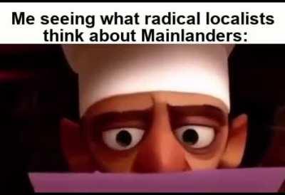 Hong Kong radical localists be like: