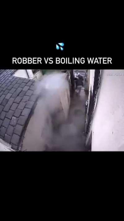 that's embarrassing. i bet he's a little...red in the face.