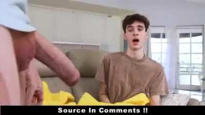 Stepdad Puts Thermometer in Stepson's Ass to Check His Fever