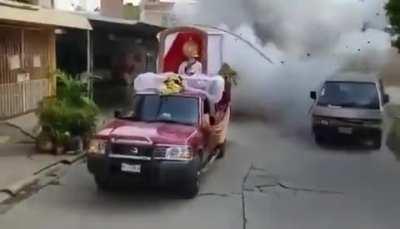 This vehicle that blows up.