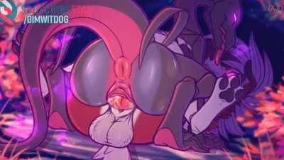 There is no escape from salazzle till shes done with you! (Dimwitdog)