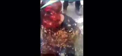 CJNG cartel members burn leader (El ghost rider) from the Carteles Unidos face off [EXTREME GORE] [NSFW] [DO NOT WATCH IF YOU GET DISGUSTED FAST]