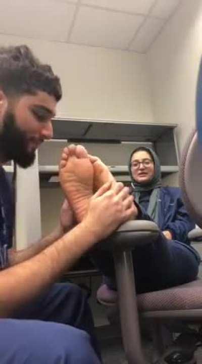 Hijab nurse video pt 1