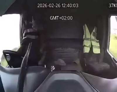 Texting while driving a big rig is never a good idea