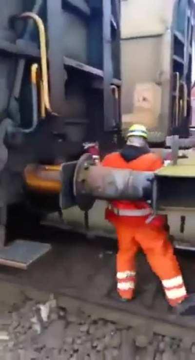 “Yes, OSHA? This post right here.”