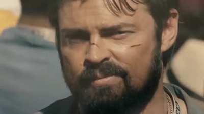 The Homelander Butcher stare down, but its Bollywood