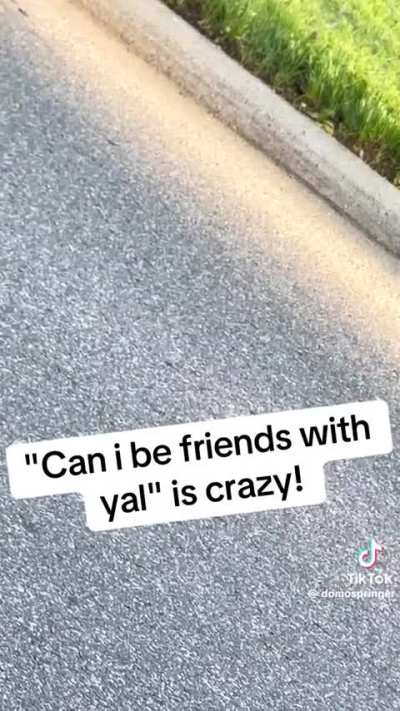 You're never too old to make friends.