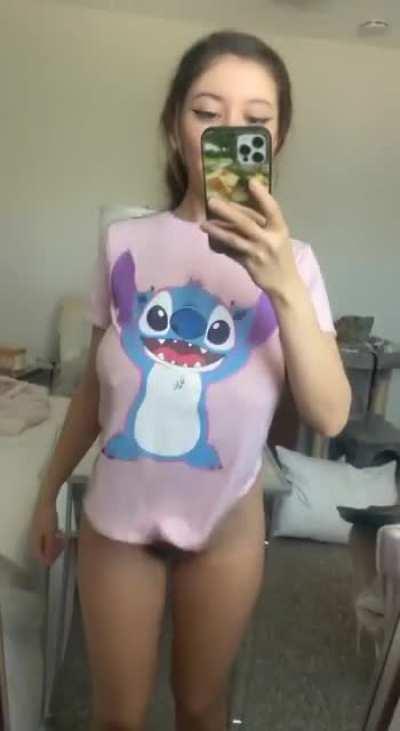 Does my 95 pound body make your cock hard?🙈