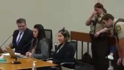 Unapologetic and profane impact statement from a Woman jailed for life for killing her son, 6, with shotgun as he sat in back of car after his dad filed for custody.