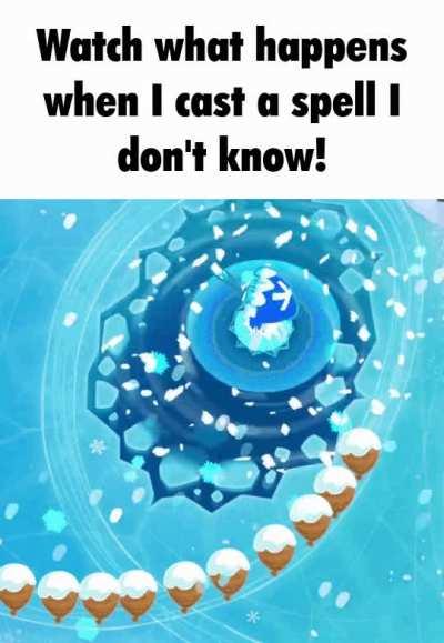 Absolute Zero freezing some Ceramics with a funny caption