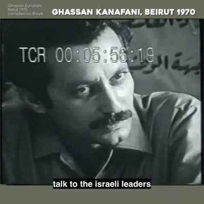 Ghassan Kanafani, whose pen was a sword. 1972 July 8th The iconic Palestinian writer and his family was assissinated by Golda Meir. 