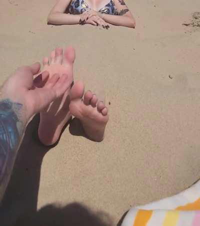 A Quick Beach Tickle