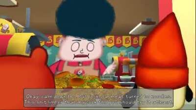 I dubbed a parappa 2 cutscene for fun/comedy