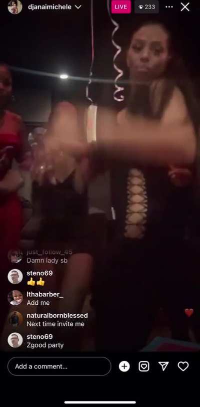 Ladies night girls on live turnt up