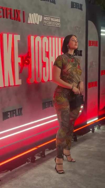 Julz at Netflix's Jake vs Joshua fight, 12/20/25