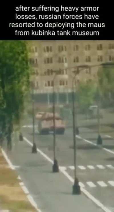 Russia finally deploying the maus in Ukraine