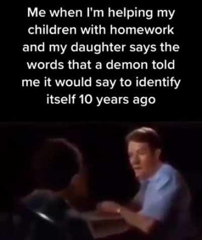 “Dad... prepare for unforseen consequences”