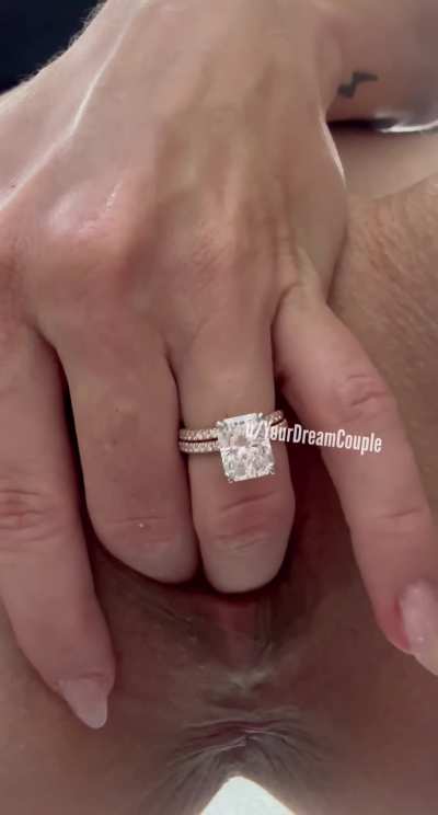 Just because I’m married doesn’t mean I won’t let you lick it…