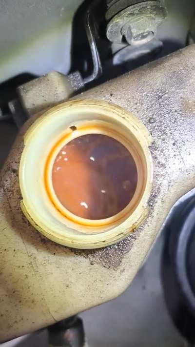 Why is my power steering reservoir bubbling? It's a 2012 Nissan Maxima 3.5L V6