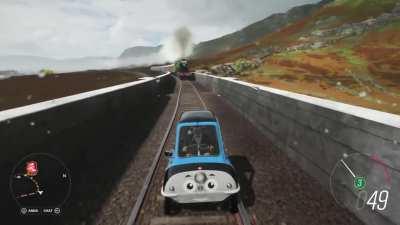 The Flying Scotsman doesn't like competition.