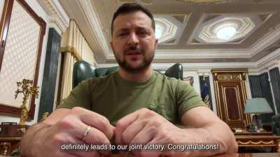President Zelensky's Latest Address. 30/10/22. Duration 6m14. English Subtitles.