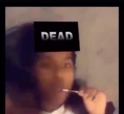 Watch this girl die (does this count)