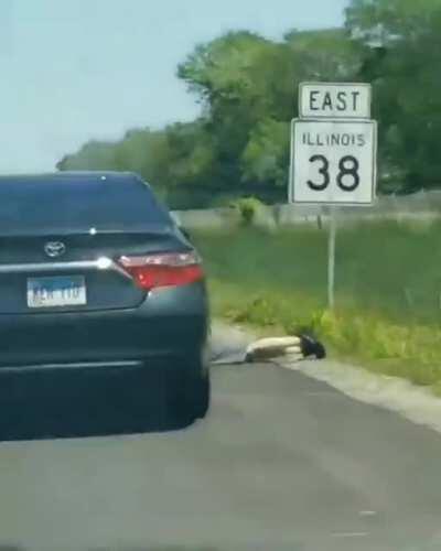 Fighting in the middle of a street, WCGW