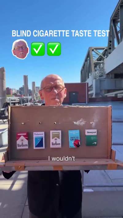 Blind cigarette taste test