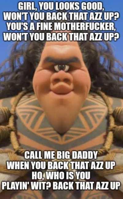 Listen to my boy Cyclops Maui 😳