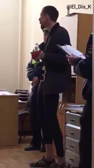 He's still at the party