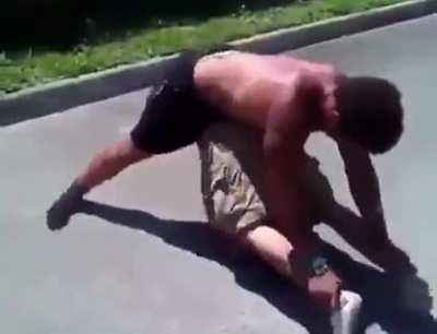 Man got violated, and got his ass beat too